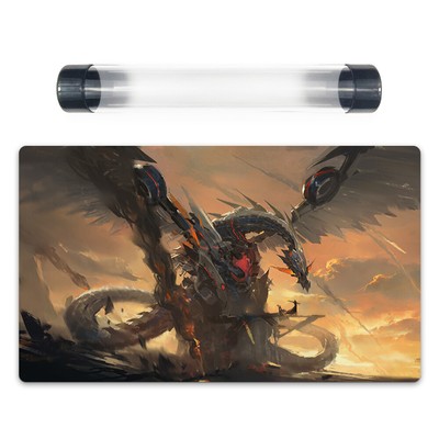 Ygomat Cyber Dragon Infinity Trading Card Game CCG TCG Playmat Free Best Tube-image