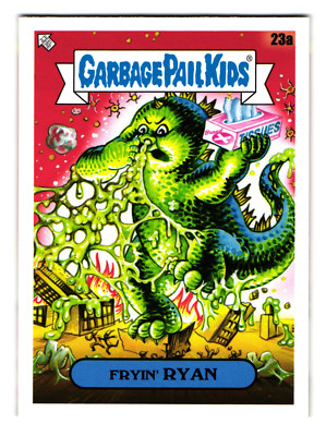 Fryin' Ryan 2020 Garbage Pail Kids Godzilla Kaiju Monster Sticker-image