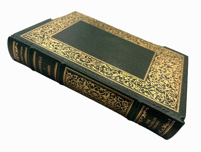 Franklin Library-Great Books-Macchiavell-THE PRINCE/Hobbes-LEVIATHAN-1983-Leath-image