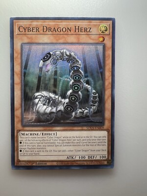 Yu-Gi-Oh! Cyber Dragon Herz SDCS-EN009 Super Rare 1st Edition -image