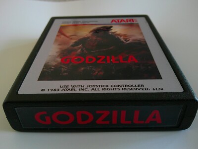 Godzilla Zilla - Atari 2600,  2600+ and 7800+ Game Cartridge-image