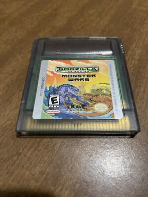 Godzilla Monster Wars (Nintendo Game Boy Color) 2000 Authentic [RARE]-image