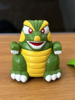 Eggzilla Game by Milton Bradley Vintage Game THINGS  Godzilla Part-image