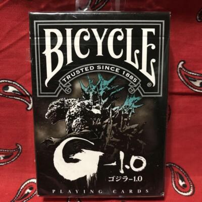 BICYCLE GODZILLA -1.0 PLAYING CARDS TOHO Godzilla Store Exclusive Monster Rare-image