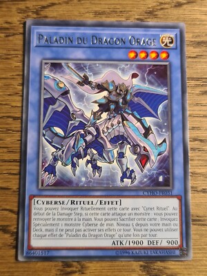 Paladin of Storm Dragon●YUGIOH●CYHO●2018●FRENCH●RARE●NM #05286-image