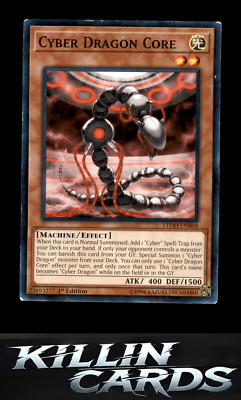 1st Edition Cyber Dragon Core LEDD-ENB04 Common Legendary Dragon Decks YuGiOh Ca-image