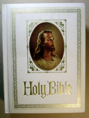 Bible KJV Red Letter Reference Edition Regency Illustrated 1971 Religion Holy HB-image