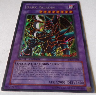 YUGIOH • DARK PALADIN • SECRET RARE • DMG-001 • LIMITED EDITION •  Played-image