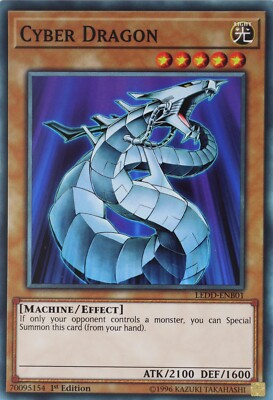 Yugioh Cyber Dragon LEDD-ENB01 Common 1st Edition-image
