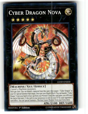 Cyber Dragon Nova LEDD-ENB30 Legendary Dragon Decks 1st Edition Common NM-image