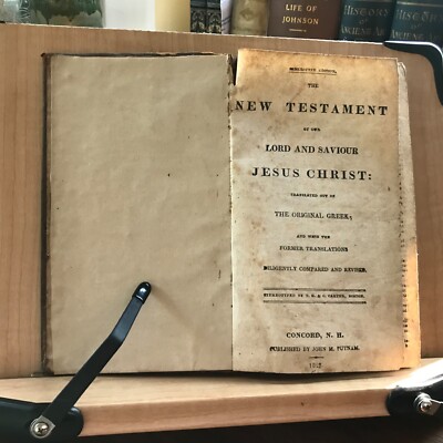 1827 The New Testament Of Our Lord and Saviour Jesus Christ - Scarce-image