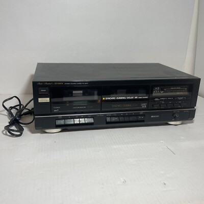 Fisher Cr-W911A Stereo Double Cassette Deck Dual Cassette Deck Sequential Play-image