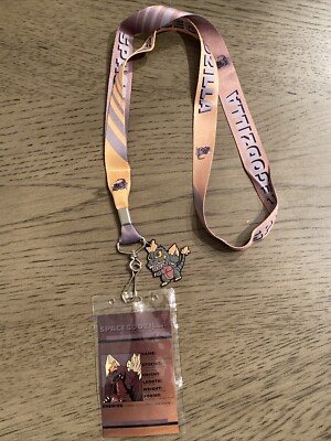 Space Godzilla - Badge Lanyard with Charm and Card TOHO Godzilla-image