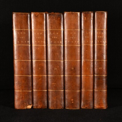 1806 6vol The Life And Pontificate Of Leo The Tenth William Roscoe Second Edi...-image