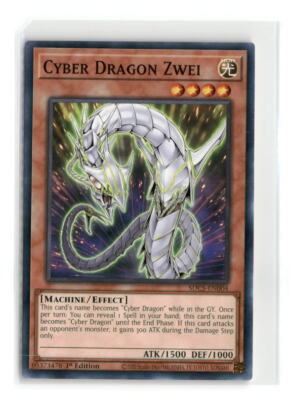 3x Cyber Dragon Zwei - SDCS-EN004 1st Edition - YuGiOh-LP-image