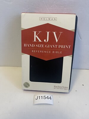Holy Bible Hand Size Giant Print Reference Edition.  Holman 1998-image