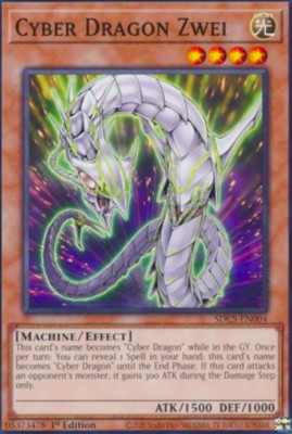 1X NM Cyber Dragon Zwei - SDCS-EN004 - Common 1st Edition - Cyber Strike-image