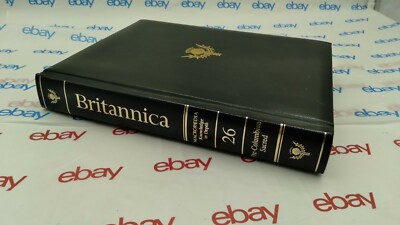 1987 VOLUME 26 Encyclopedia Britannica 15th Edition  Leather-image