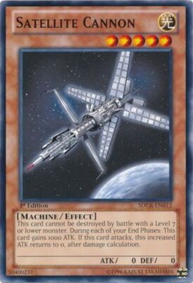 Satellite Cannon - SDCR-EN012 - Common - 1st Edition x1 - Moderately Played-image