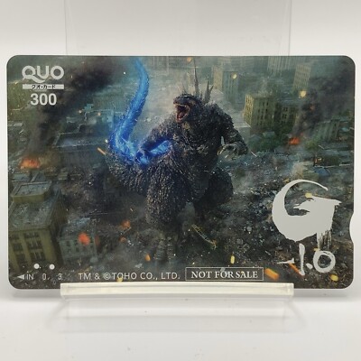 Godzilla Not for Sale Original Quo Card Japan Limited Japanese Rare F/S-image