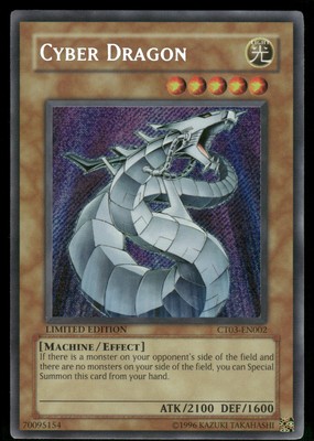 Yugioh! Cyber Dragon CT03-EN002 Secret Rare HP-image