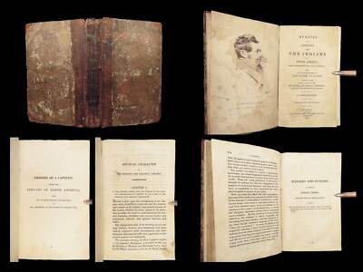 1823 INDIANS 1ed John Hunter Captivity Kickapoo Cherokee Fredonian Rebellion-image