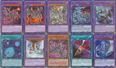 Yugioh Cyberdark Deck - Cyber End Dragon Cyberdarkness Chimera Horizon Realm-image
