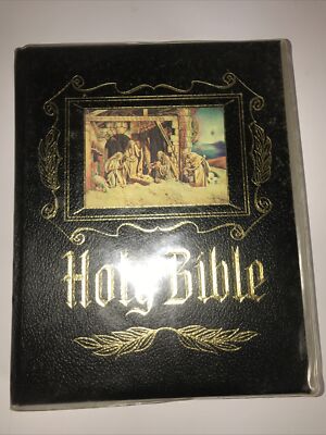 The New Standard Reference Bible Special Blue Ribbon Edition 1971 Hologram-image