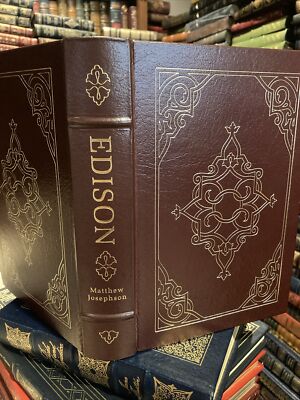 Easton Press: THOMAS EDISON: PHONOGRAPH: ELECTRICITY: INVENTOR: NEW JERSEY-image