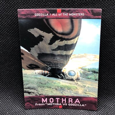 MOTHRA Godzilla Card TCG No.8 Toho Movie BANDAI 1996 1ST ED Japanese Japan-image