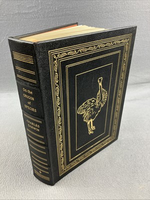 On the Origin of Species by Charles Darwin - 1976 Easton Press Leather-image