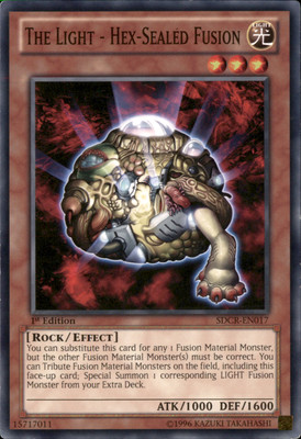1st Ed The Light - Hex-Sealed Fusion SDCR-EN017 Yugioh-image