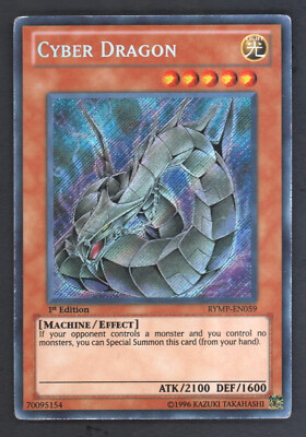 YugiOh Cyber Dragon - RYMP-EN059 - Secret Rare 1st Edition HP-image