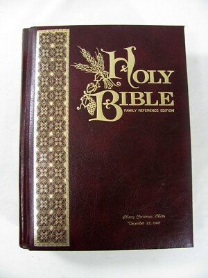 Nelson Bible Master Reference Edition KJV Burgundy Leatherflex Padded Cover-image