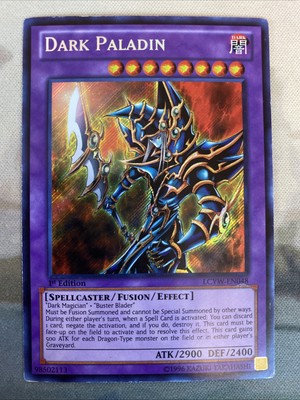 Yugioh! LP Dark Paladin - LCYW-EN048 - Secret Rare - 1st Edition Lightly Played,-image