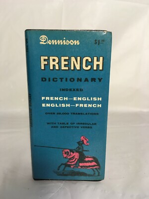 Vtg 1959 Vest Pocket Library French- English Dictionary 1st Edition Ottenheimer-image