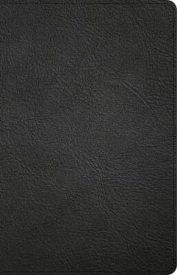 CSB Large Print Personal Size Reference Bible, Black Genuine Leather, Indexed, R-image