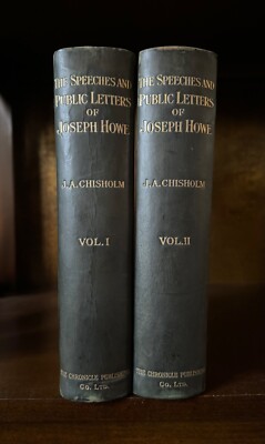 The Speeches and Public Letters of Joseph Howe - Edition de Luxe #263/500 - 1909-image