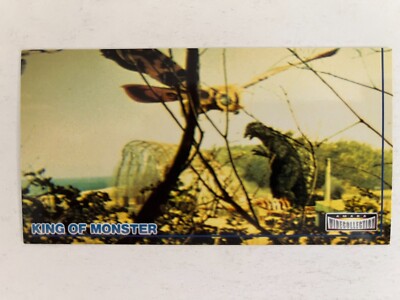 Godzilla King of Monster Widevision trading card (Amada, 1996) #41; NM-image