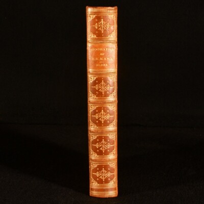 1858 Biography of Elisha Kent Kane William Elder First Edition Illustrated-image