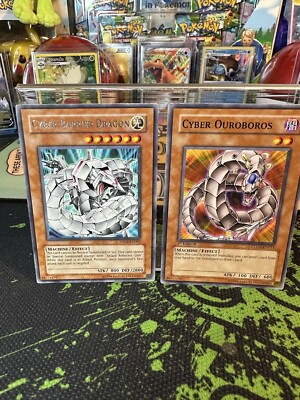Cyber Barrier Dragon DP04-EN002 & Cyber Ouroboros - PTDN-EN011 - YuGiOh TCG-image