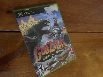 Godzilla Destroy All Monsters Melee (Microsoft Xbox, 2003) No Manual-image