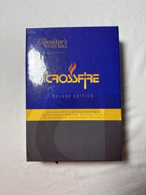 The Expositor's Study Bible Crossfire Ed. KJV Leather  SIGNED With Original Box-image