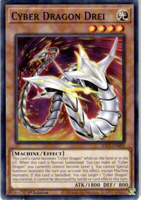 Structure Deck: Cyber Strike #SDCS-EN005 Cyber Dragon Drei-image