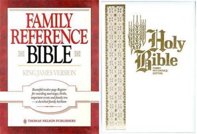 Collectible Holy Bible Family Reference Edition KJV Red Letter # Nelson Sealed-image