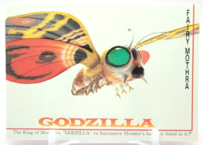 Fairy Mothra #87 Godzilla trading collection Card Amada Movie 1995 TCG Japan-image