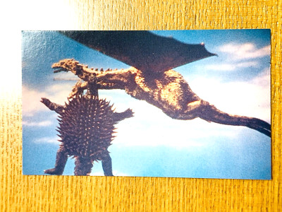 Baragon King Ghidorah Godzilla Card No.82 TOHO From Japan G-64-image