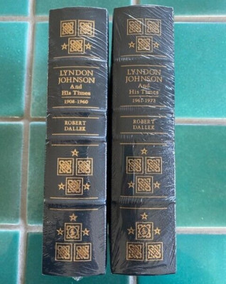 Easton Press LYNDON JOHNSON AND HIS TIMES v. 1 & 2 Robert Dallek new sealed NIS-image
