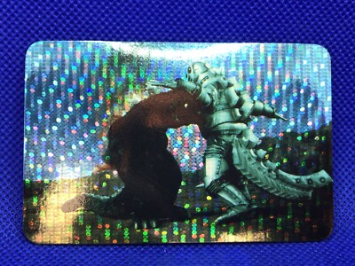 Godzilla MechaGodzilla  Monster HOLO Prisim Meiji card TOHO 1993 Japanese-image