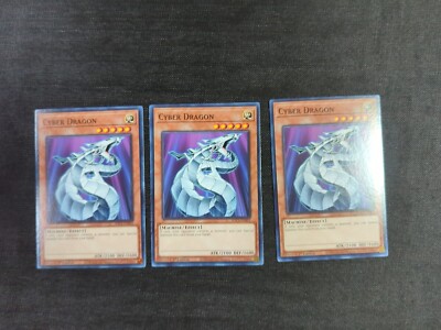 * 3x - Cyber Dragon - 1st Ed - Common - SDCS-EN003 - LP-image